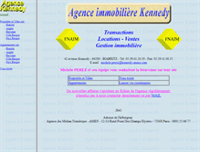 Tablet Screenshot of kennedy-immo.com